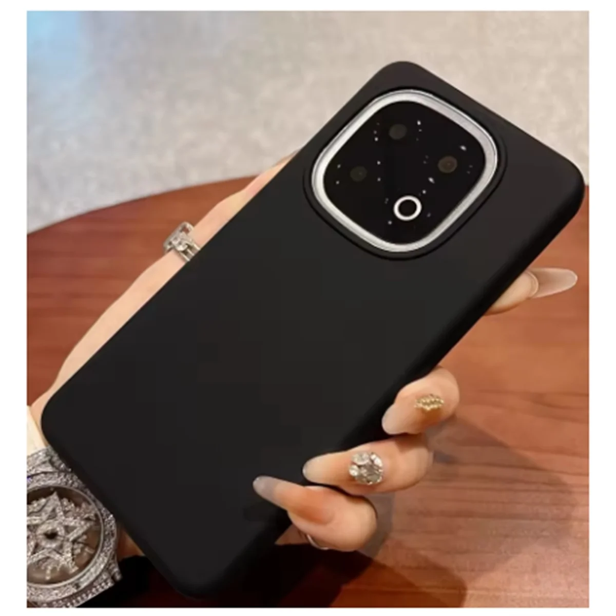 AB01 حافظة من السيليكون السائل الناعم لهاتف 12 Pro، غطاء حماية من الصوف المصنوع من الألياف الدقيقة للبشرة النحيفة