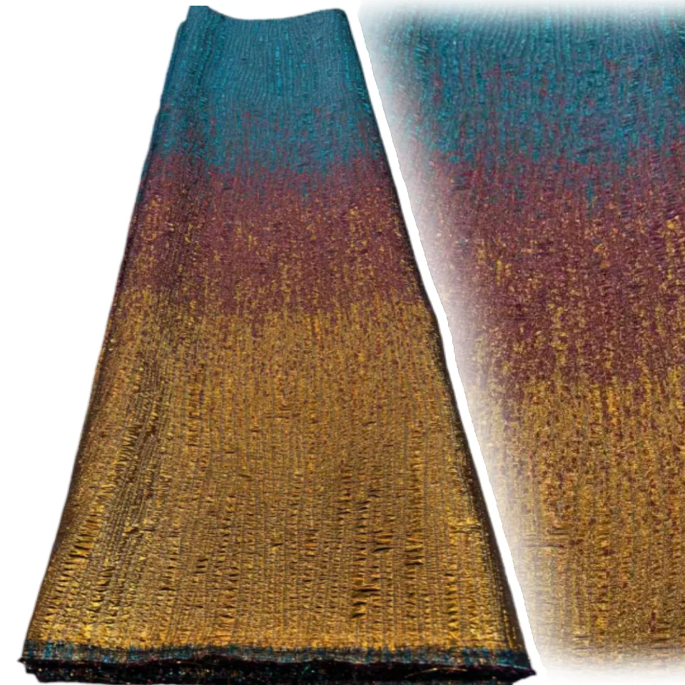 Festa africano damasco renda 2025 de alta qualidade tecido renda brocado francês jacquard nigeriano para mulheres material festa vestido sz1714