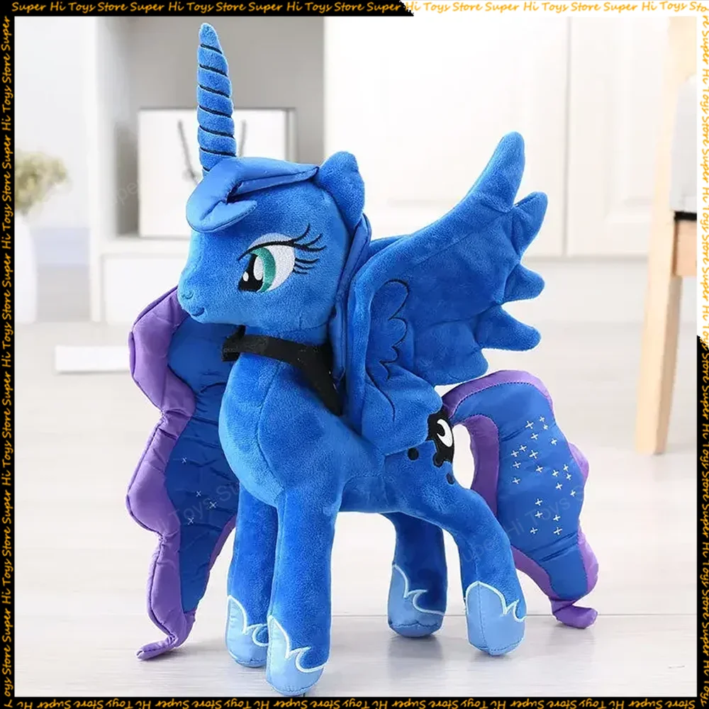 33cm Kawaii My Little Pony Action Figure Universe Princess Moon Princess Nightmare Month Crane Machine Stuffed Toys Girls Gift