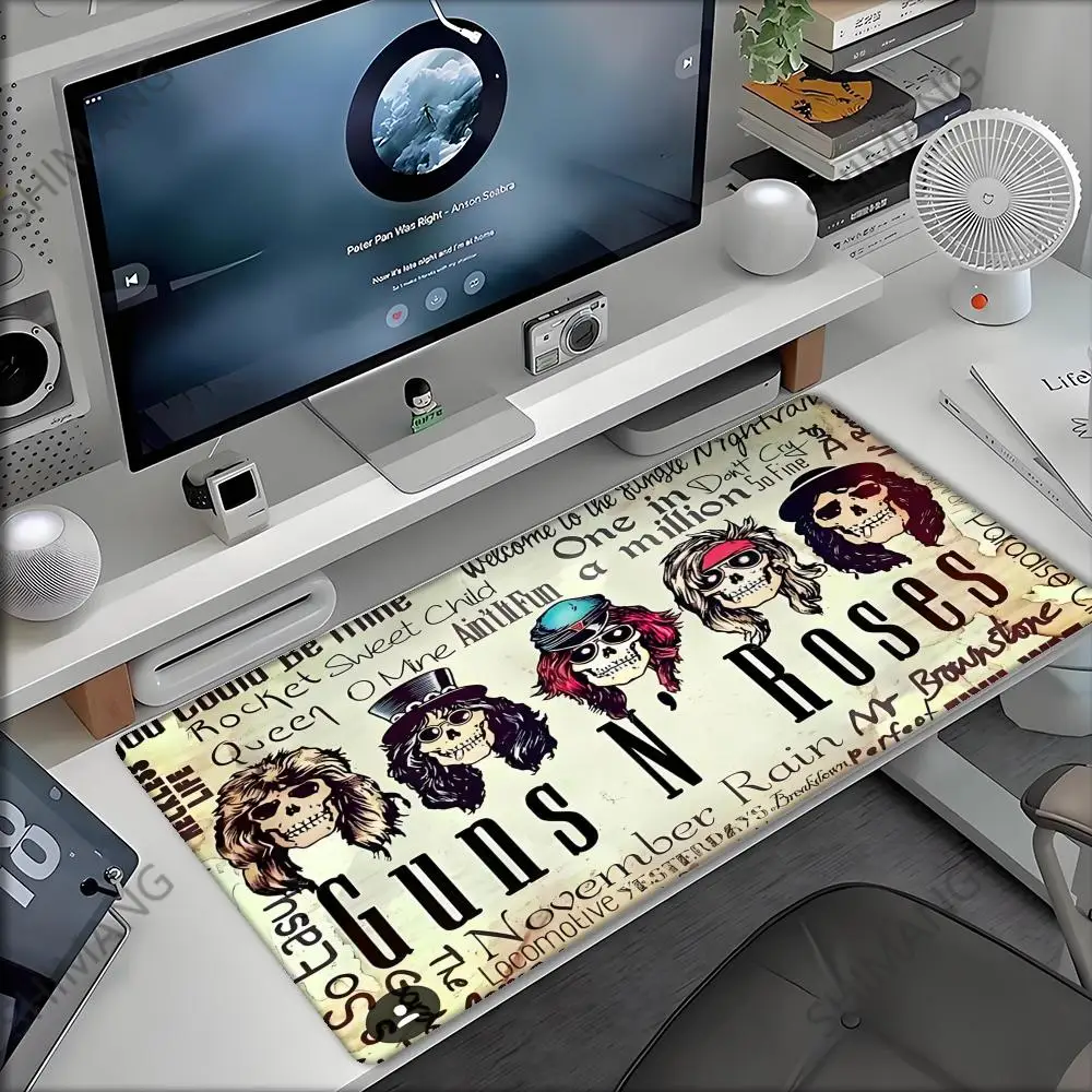 Rock Band Guns N Roses Use Your Illusion I Mousepad Computer Laptop Gamer Pad PC Gaming Accessories Desk Mats