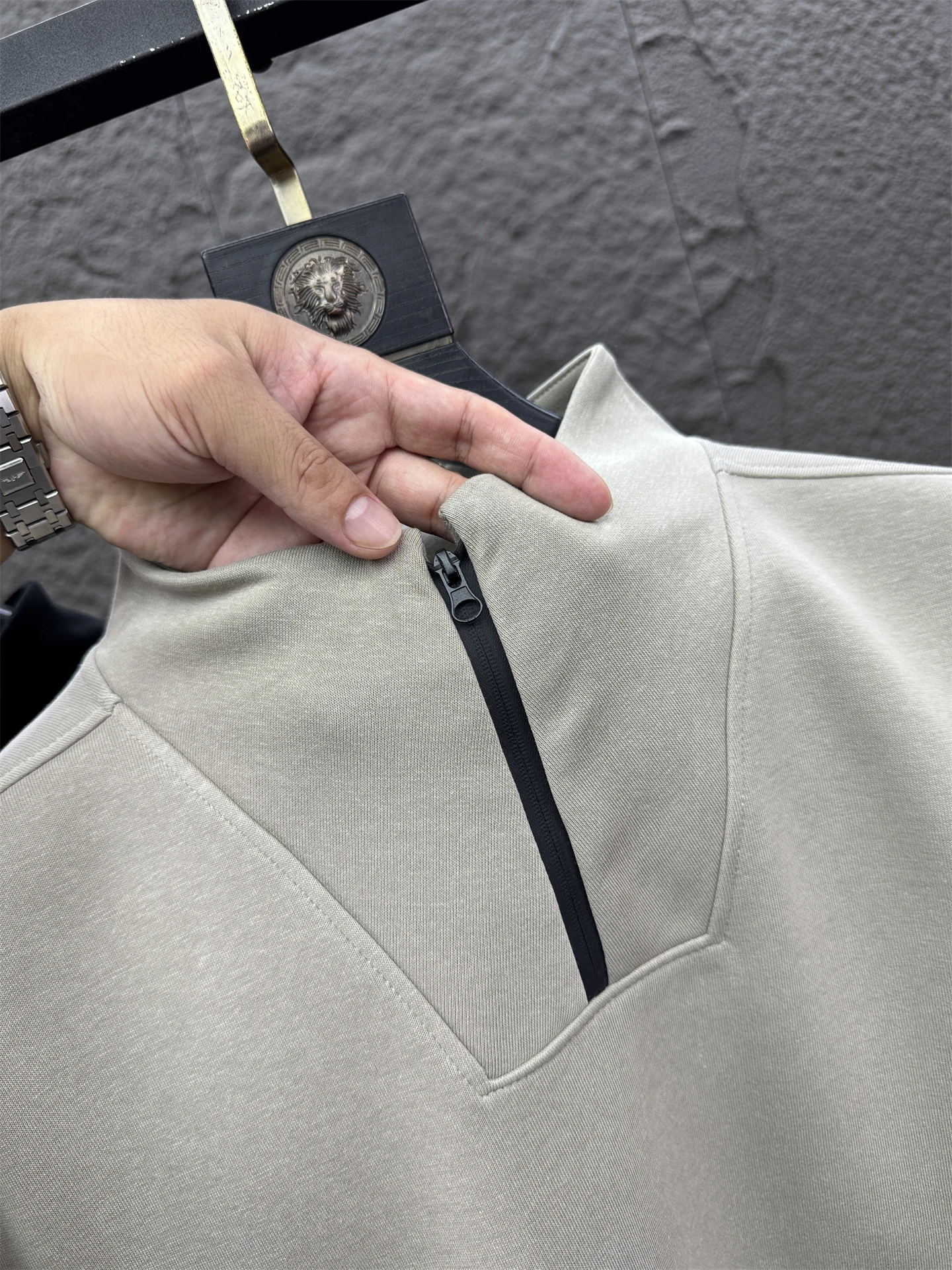 Svip Sli الخريف Faion الرجال هوديي مريح f سستة الوقوف طوق عارضة البلوز مرونة الدافئة ملابس السفر