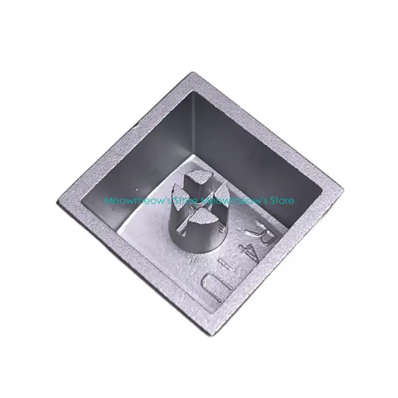 W91A Zinklegierung ESC -Metallschlüsselkap, Matte Finish Keycap für Enhanceds -Typing -Erlebnisse