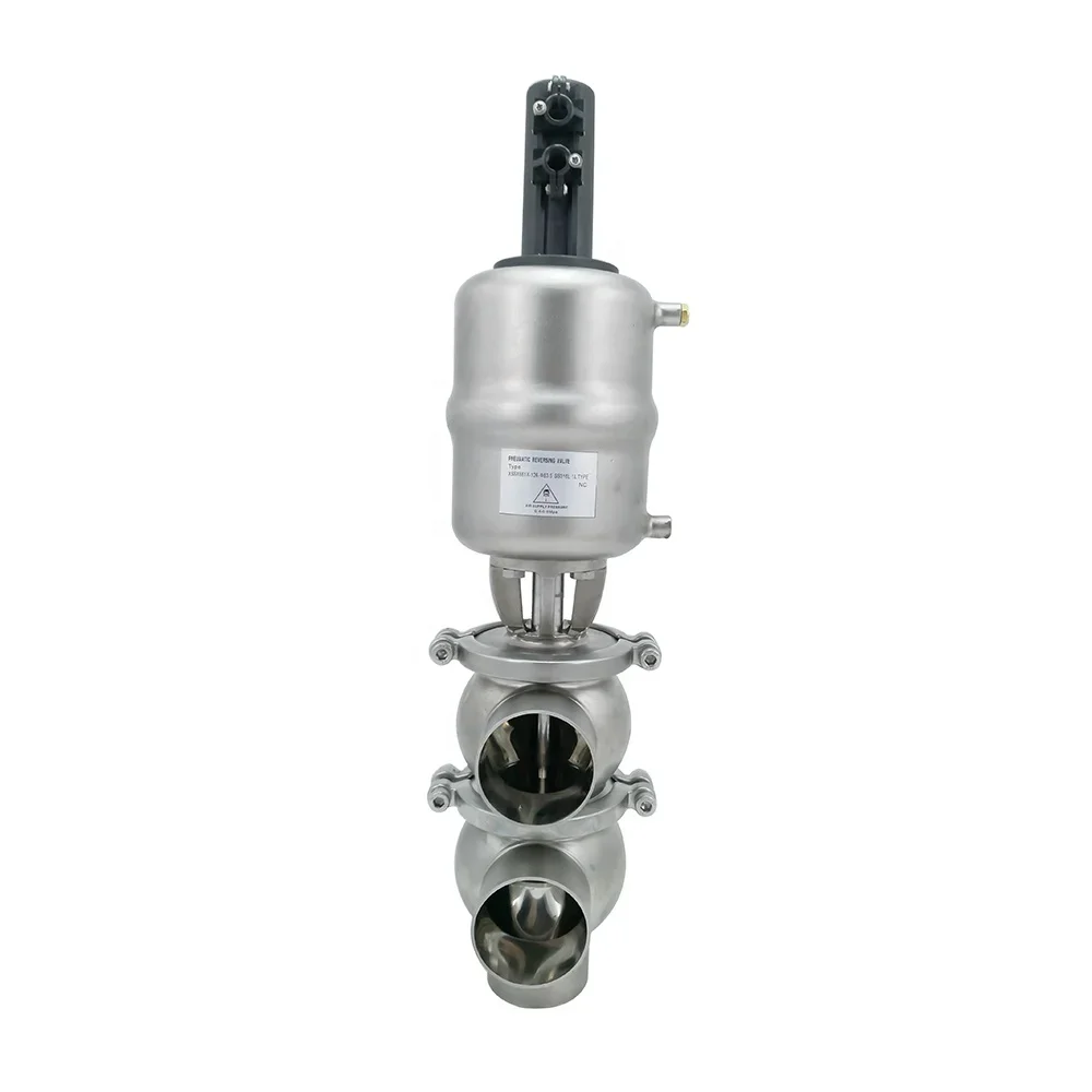 Din Food Grade Stainless Steel Manual  APV Diverting Valves with LL Type