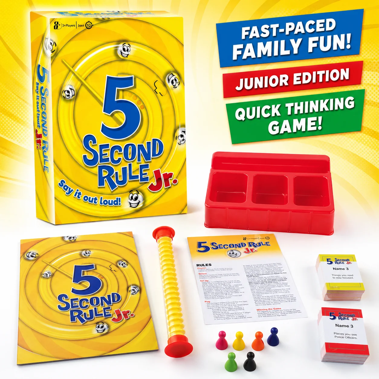 5초 규칙 주니어 키즈 빠른 사고력 티브리아 카드 보드 - Board Game English For Kids 리뷰 및 가격