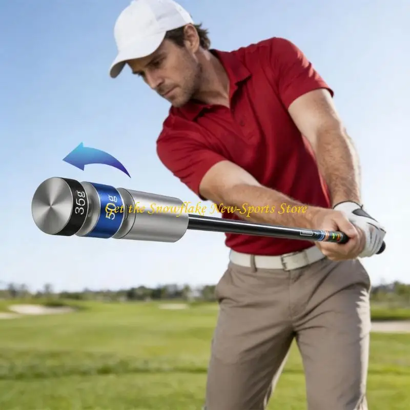 

E56D Weight Golf Swing Trainer Warms Up Golf Training Exercise Golf Equipment Shockproof Swing Training