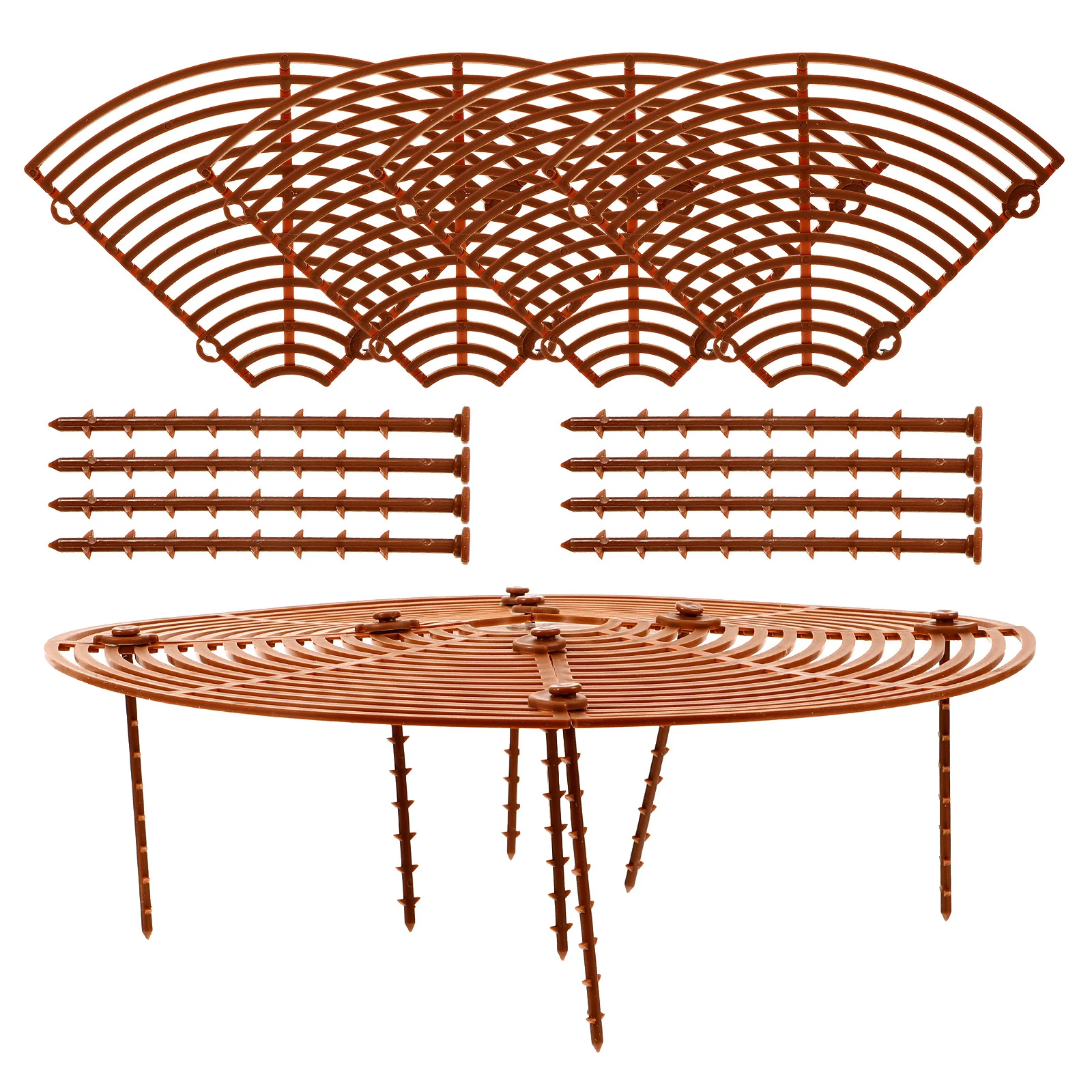 

2pcs Plant Pot Grid Cover Waterproof Flower Pot For Garden Office Indoor Outdoor Use Flowerpot Accessory