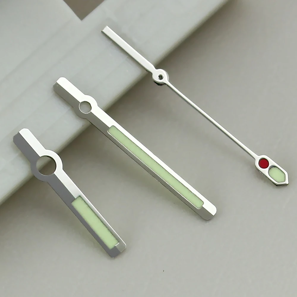 C3 Super Lume Watch Hands Silver Watches Pointers for NH35 NH35A NH36 4R35 4R36 Movement watch replacement Part accessories Hand