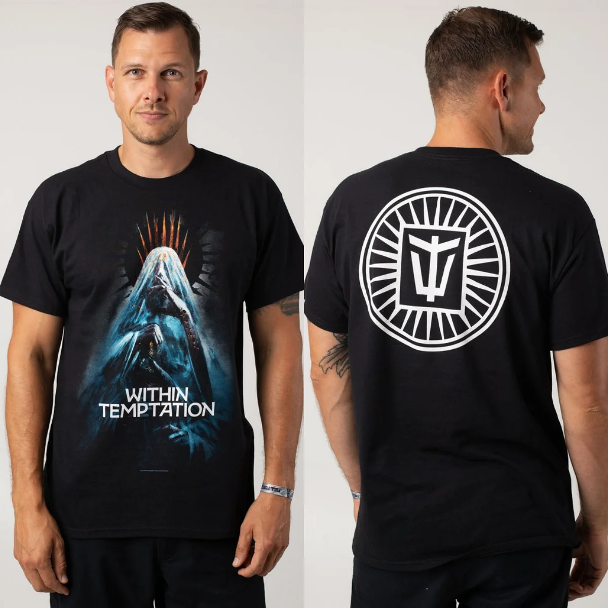 New Within Temptation Graphic Cotton T-shirt Unisex Summer Short Sleeve Fashion Brand Tee Luxury Casual Vintage Tees - view 2