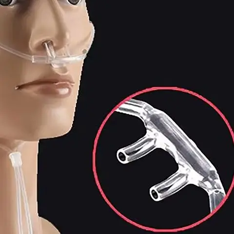 1PCS Disposable Oxygen Tube Double Nasal Oxygen Tube Independent Packing Medical Care Machine Breathing Cannula 1.5/1.8/3/4/5M