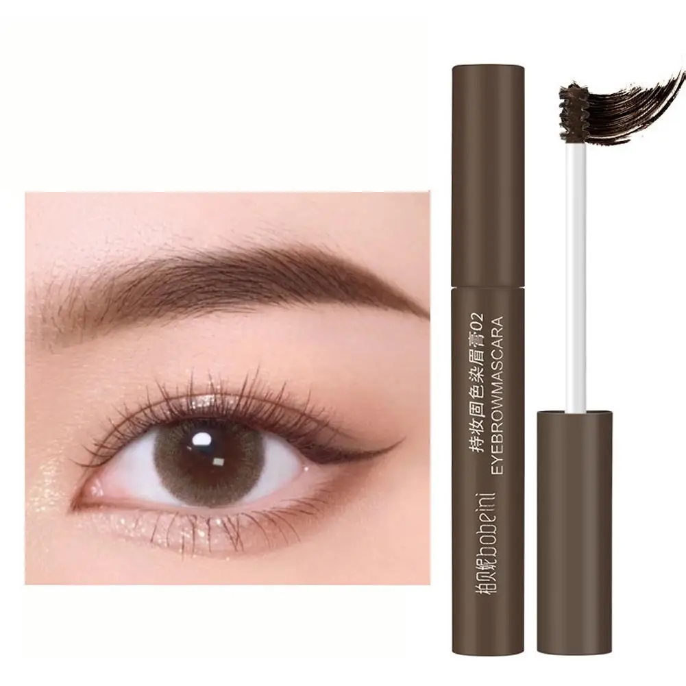 Waterproof Natural Liquid Dyeing Eyebrow Creams Long Lasting Quick Drying Not-smudge Brown 3D Eyebrow Brow Gel Eyes Makeup