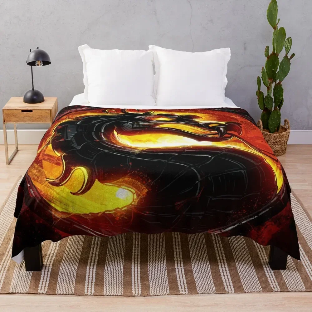 

Mortal Kombat Throw Blanket Blankets For Sofas Designers Soft Plush Plaid blankets ands Blankets