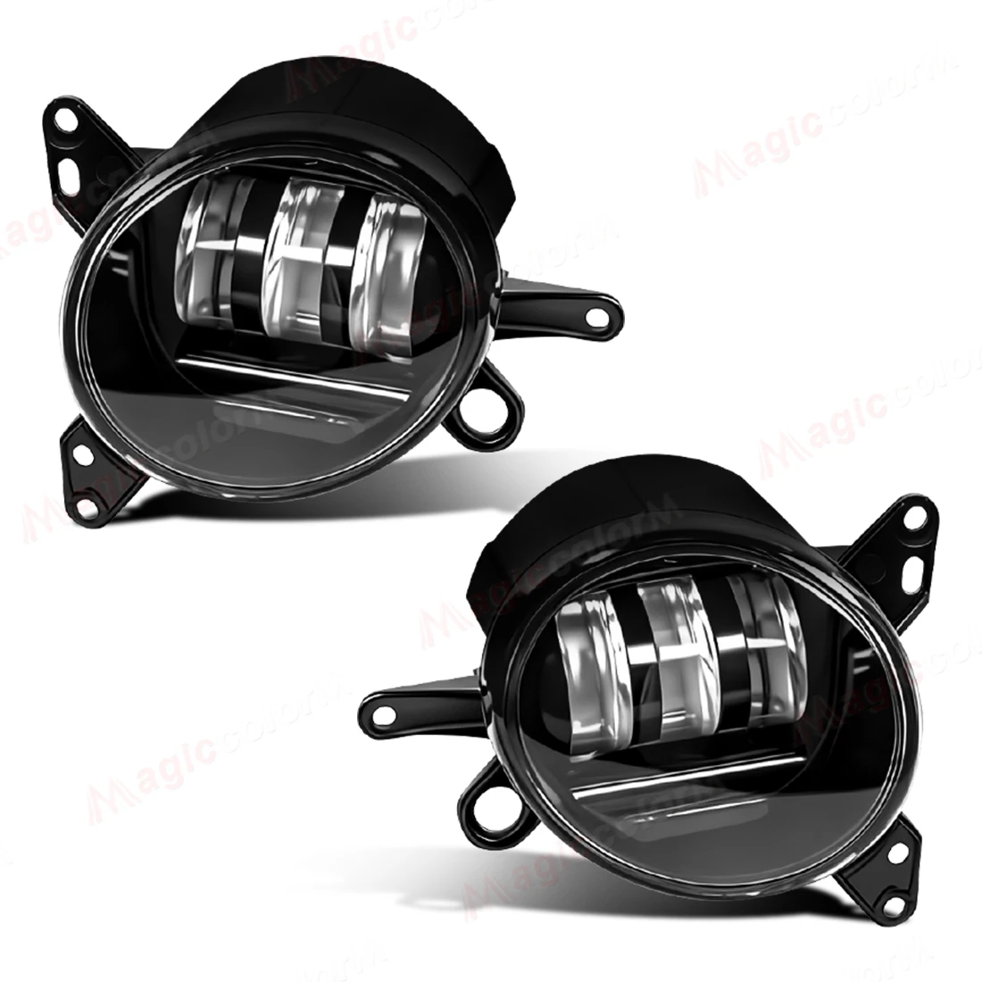 For Mitsubishi Lancer Lancer-ex 2008 2009 2010 2011 2012 2013 2PCS LED Fog Lamps Car LED DRL Front Bumper Daytime Running Lights