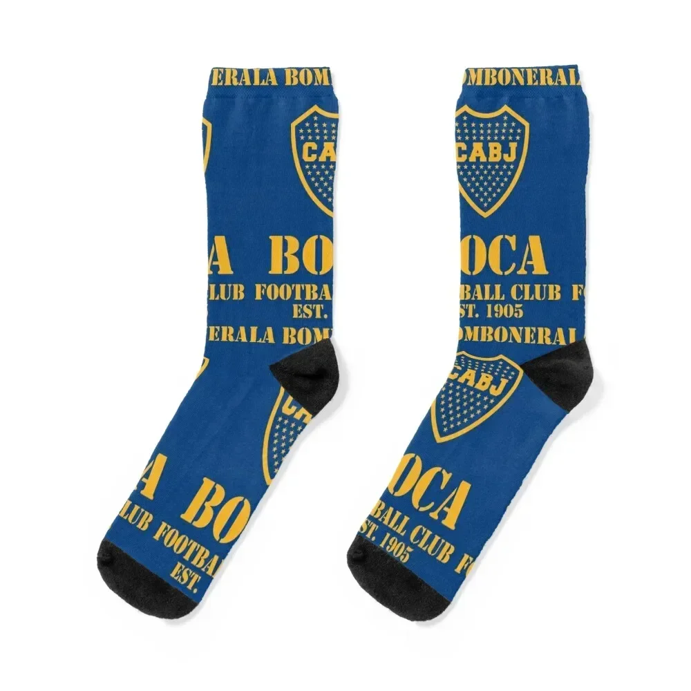 BOCA JUNIORS C.A. Socks hiphop custom sports Children's gift Men Socks Luxury Brand Women's