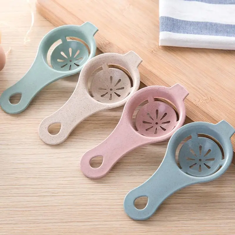 1PC Egg Yolk Separator Divider Plastic Convenient Household Eggs Tool Separates Sieve Cooking Baking Tool Kitchen Accessories