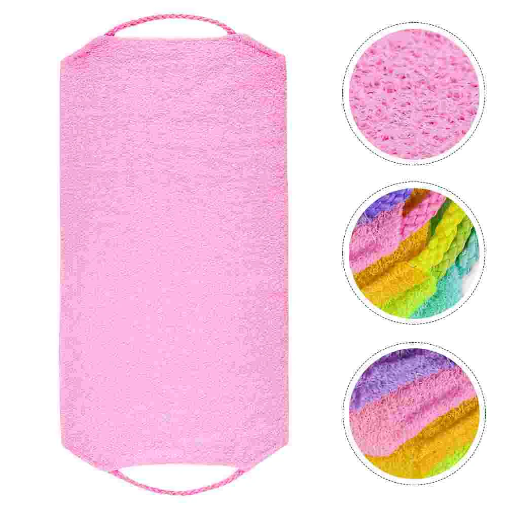 

Pull Back Strip Cleaning Scrubber Bathing Scrubbing Strap Shower Body Drawstring Wash Cloth Exfoliating Stretch Elastic