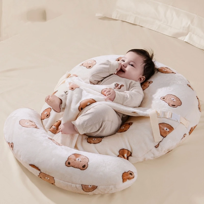 Adjustable Baby Pillow Slope Pillow for Newborns and Infants to Prevent Milk Spit Up and Enhancing Comfort