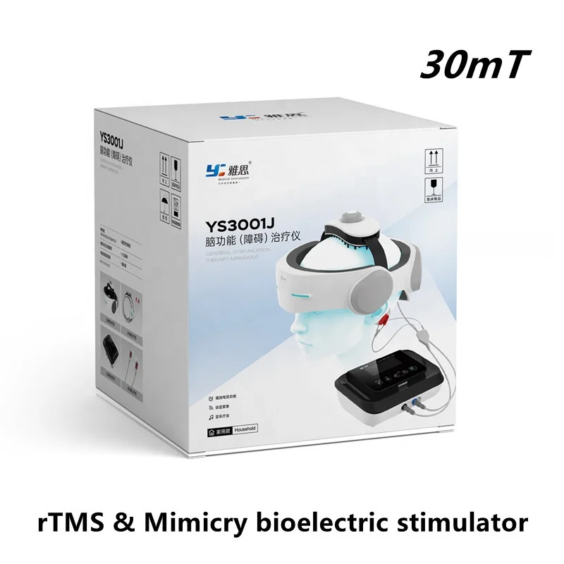 Repetitive Transcranial Magnetic Stimulator With Electrotherapy Function Parkinson Stroke Depression Cerebral Palsy rTMS 30mt