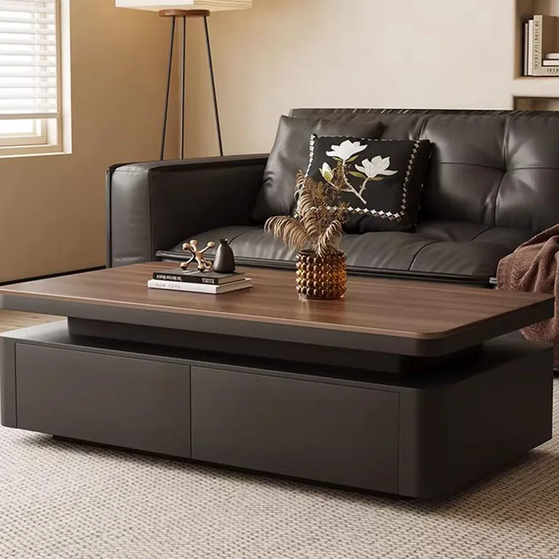 Mesa de centro moderna antiga, decoração para sala de estar, gavetas de armazenamento, mesa lateral, designer estético, mesa auxiliar, móveis para casa