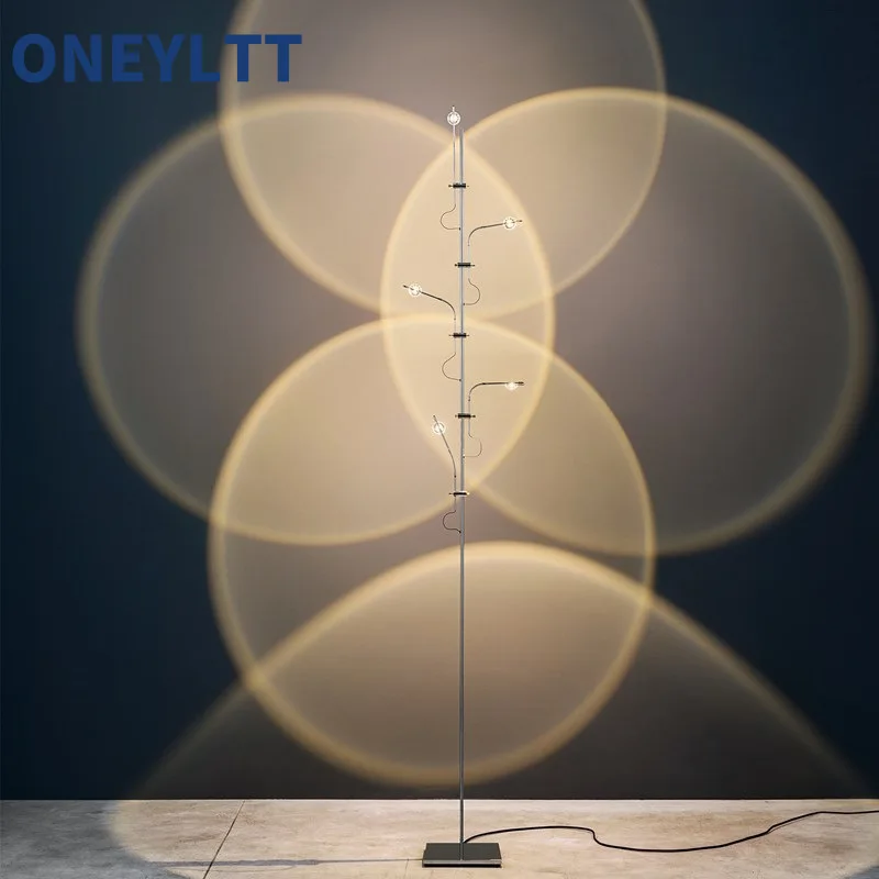 

Минималистичный креативный светодиодный торшер с тенью для гостиной, диван, лампа, итальянское искусство, дизайнерский торшер на задней стене