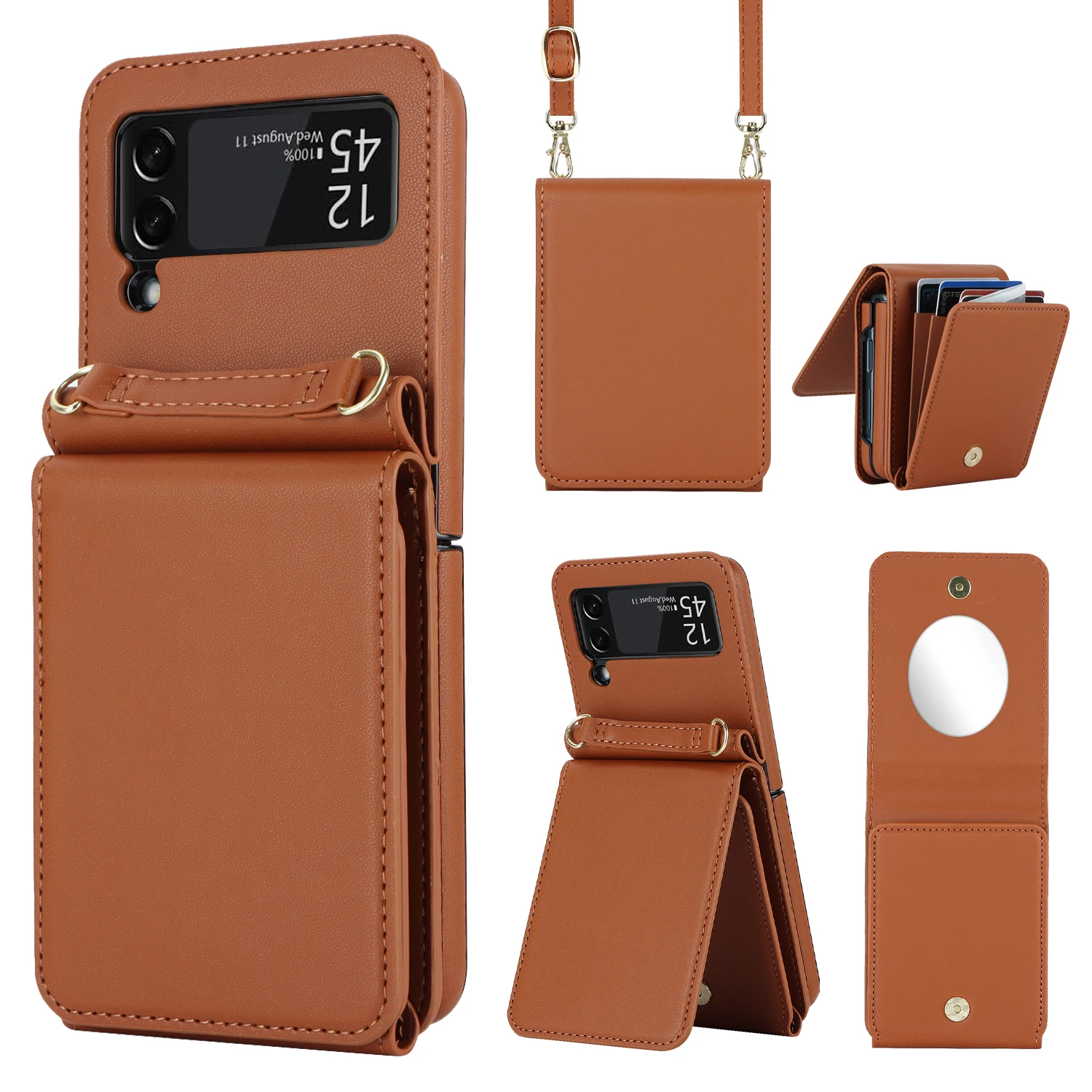 

Кожаный чехол-книжка для Samsung Galaxy Z 4 3