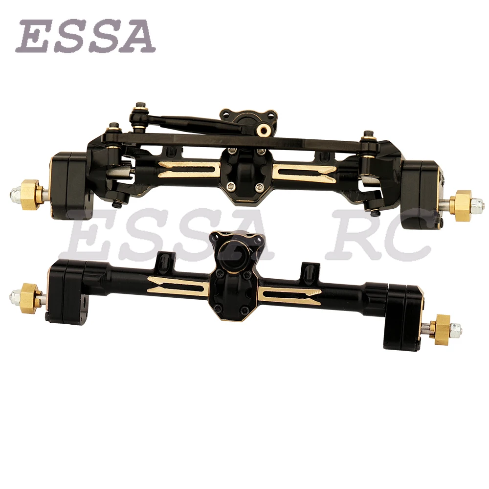 

1/24 Brass Door Bridge Portal Front and Rear Axle Set for 1:24 SCX24 JEEP C01 Pickup 90081AXI00005 RC Car Upgrades Part