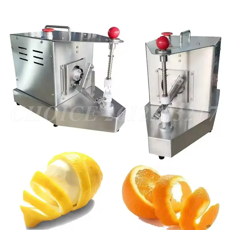 Tabletop Commercial Electric Hard Persimmon Peeler Round Lemon Fruit Peeling Maker Stainless Steel Orange Planing Skin Equipment