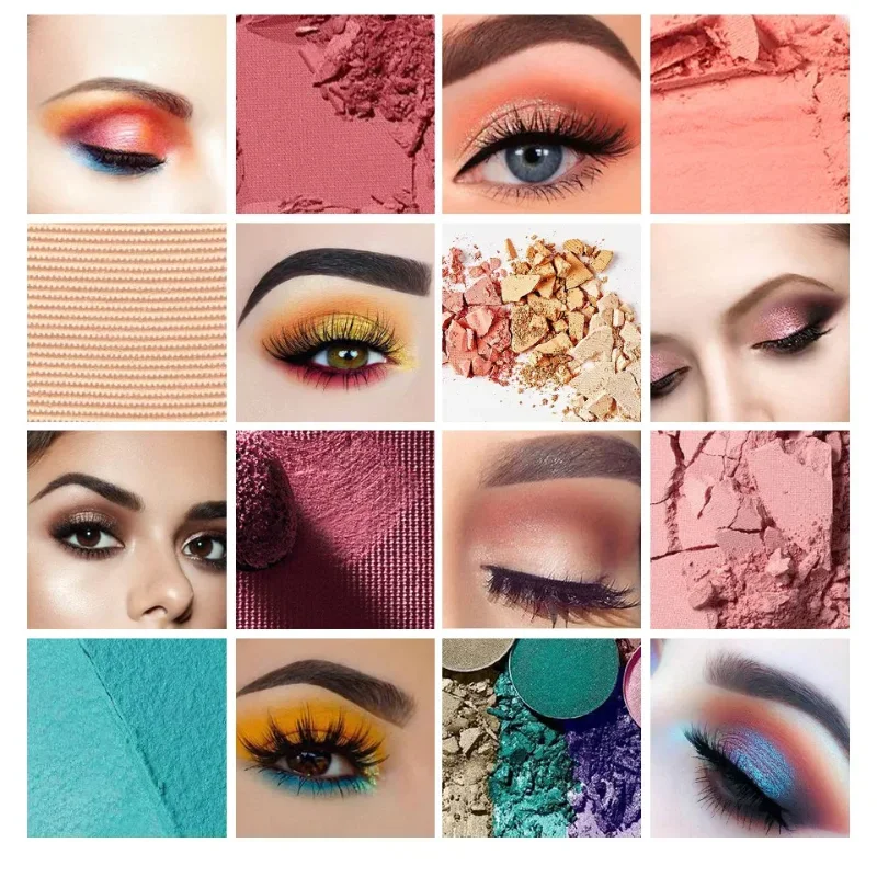 40 Kleuren Oogschaduwpalet Matte Glitter Parelmoerpoeder Glinstert Glans Naakt Oogpigmenten Make-Up Palet Set Cosmetica