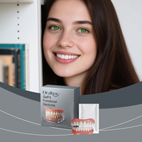 Denture Silicone Kit Dentures Teeth: A denture set that comfortably fills tooth gaps and enhances smile aesthetics.