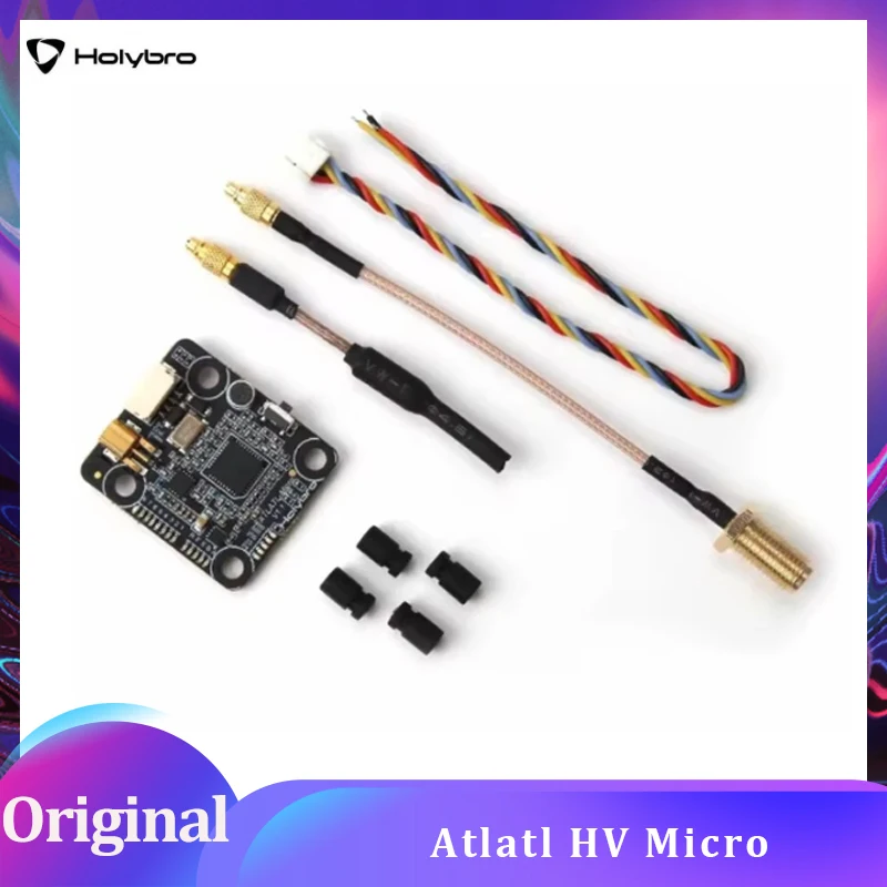 

Holybro Atlatl HV Micro 5.8G FPV Video Transmitter 2-4S Lipo 0.5 / 25/200/500/800mW 40CH VTX for FPV RC Multirotor Drone parts
