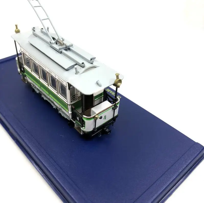 1: 87 train scene old-fashioned retro tram model  Finished product model