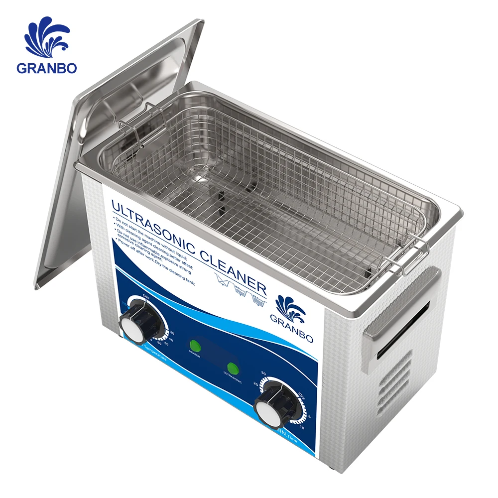 Ultrasonic Cleaner 1.2 Gallon 180W 40KHz Granbo Ultrasonic Cleaning Machine for Dental Laboratory Spark Plug Bicycle Chain