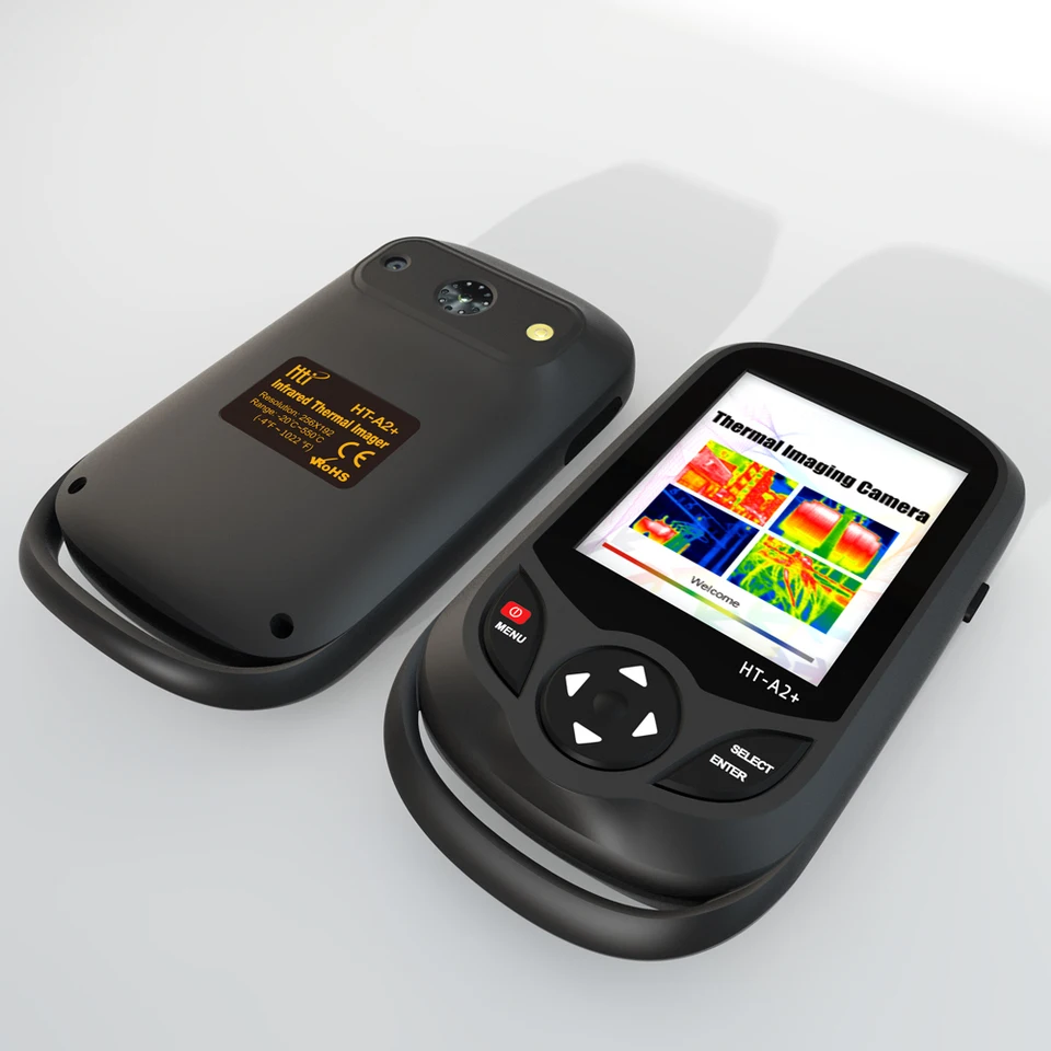 HTI HT-A2+ Thermal Imager 256x192 Dual-Camera 640x480 Display 5 Imaging Modes 0.01-1.0C Sensitivity Repair PCB Circuit