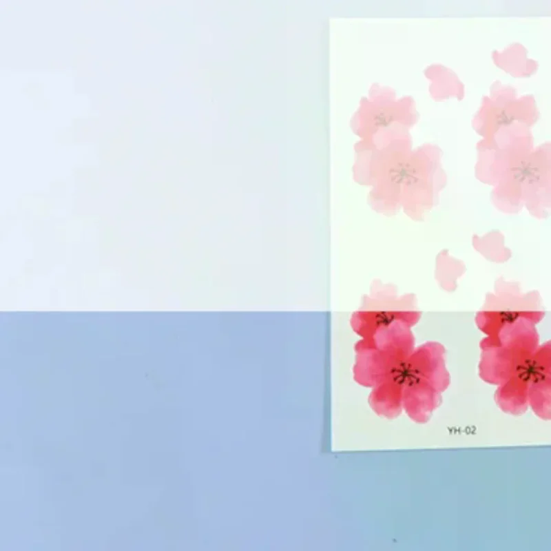 30pcs Cherry Blossom Series Sexy Tattoo Stickers Small Fresh Tattoo Stickers Dream Flowers Simulation Temporary Tattoo Stickers