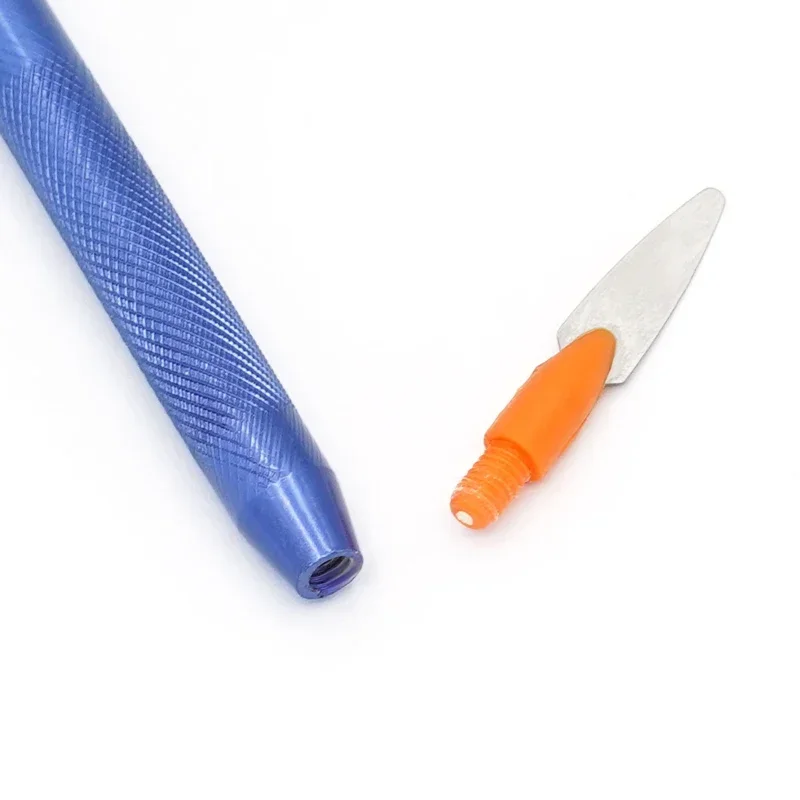 سكين نحت طبيب الأسنان، أدوات قطع الشمع، ملعقة خلط البورسلين والسيراميك، شفرة سكين، أداة مختبر الأسنان، قطعة واحدة #5