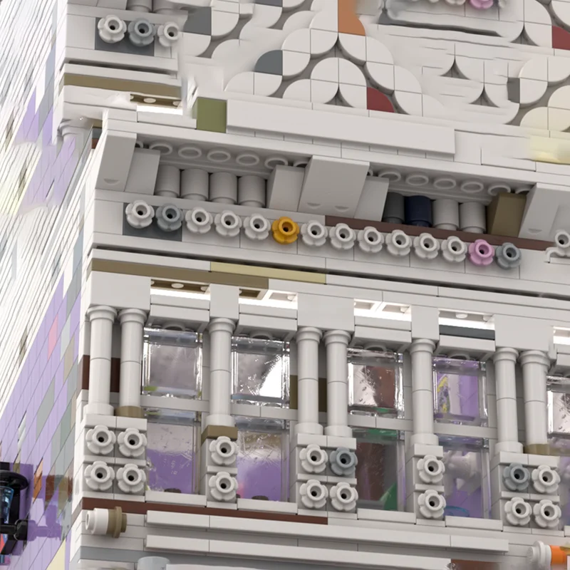 2573 PCS MOC Medieval Luxury Winery Architecture Scene Building Block Customize Diy Education Assembly Kids Toys Birthday Gifts