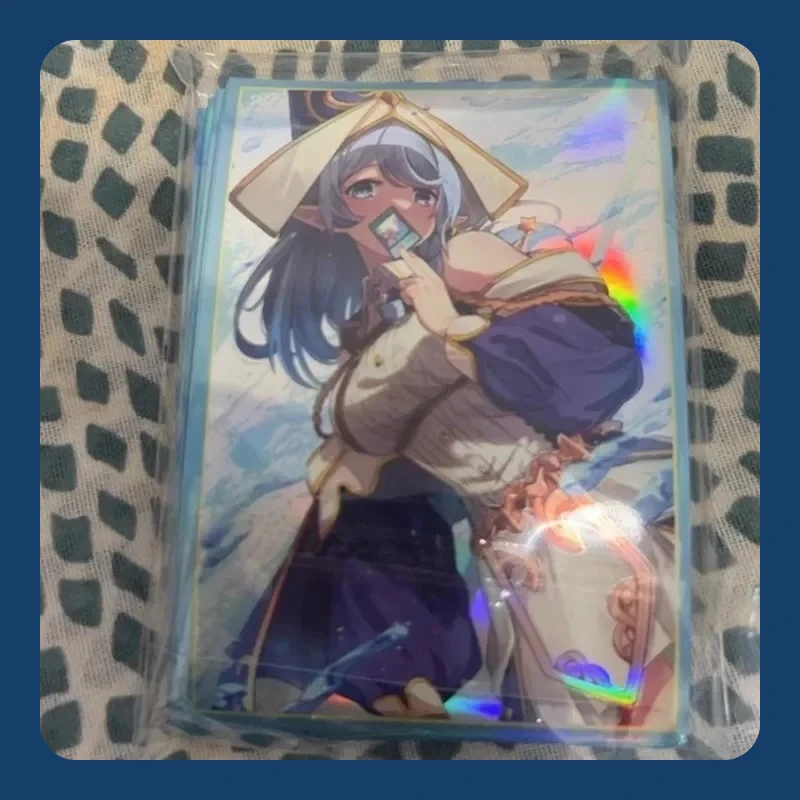 

Аниме Ю-Ги-О! Aquamancer of the Sanctuary, рукава для карт, игра Yugioh, голографический рукав, защитный чехол для карт, чехол для подарка