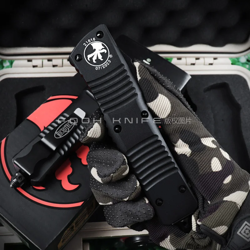 

FOOHKNIFE VERSION High End COMBAT TROODON MICRO Tactical TECH Gear D2 Steel CNC 6061 Aluminum Handle EDC Tools Comb