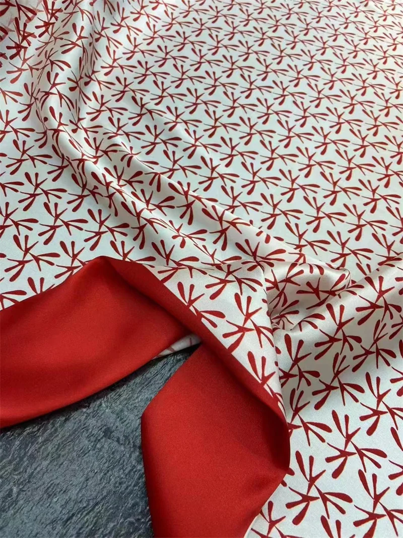 2023 New European and American Popular Fashion Silk Fabric Star Classic Dress Shirt Sewing Designer African Print Fabric Tulle