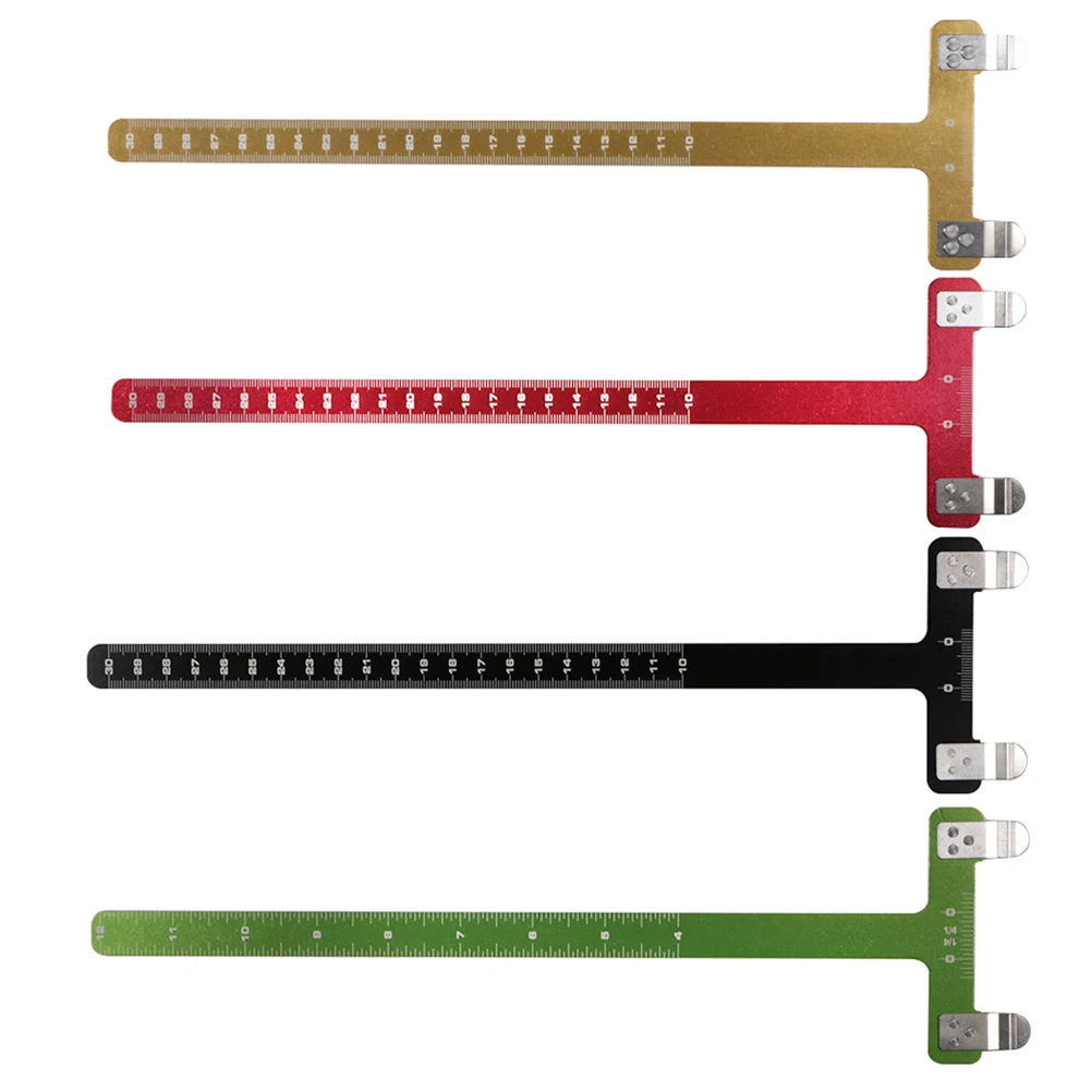 

Archery Bow Ruler Golden Lightweight Universal Mounting Centimeter Inch Scale Accurate Targeting Outdoor Hunting