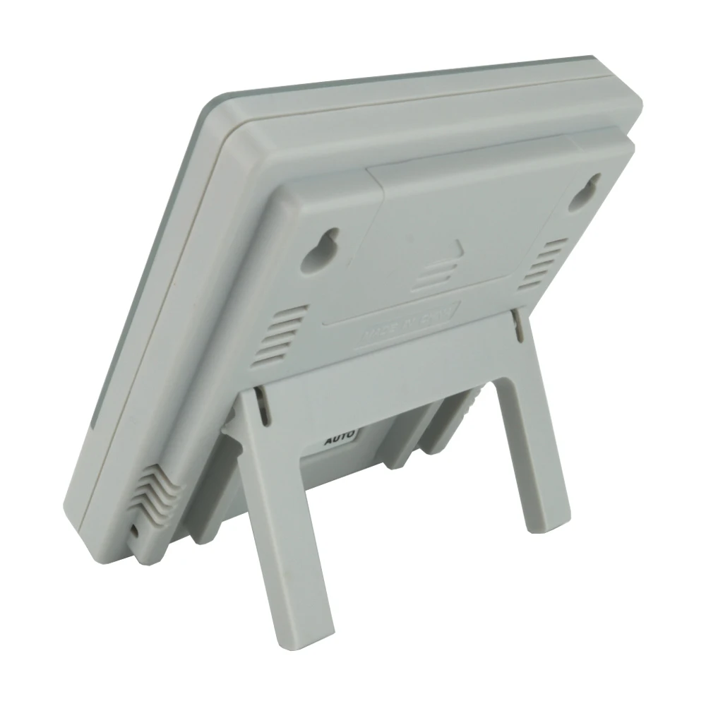 Termômetro higrômetro de alta precisão, relógio, medidor de temperatura e umidade, testador, estação meteorológica, calendário e relógio, alarme as808