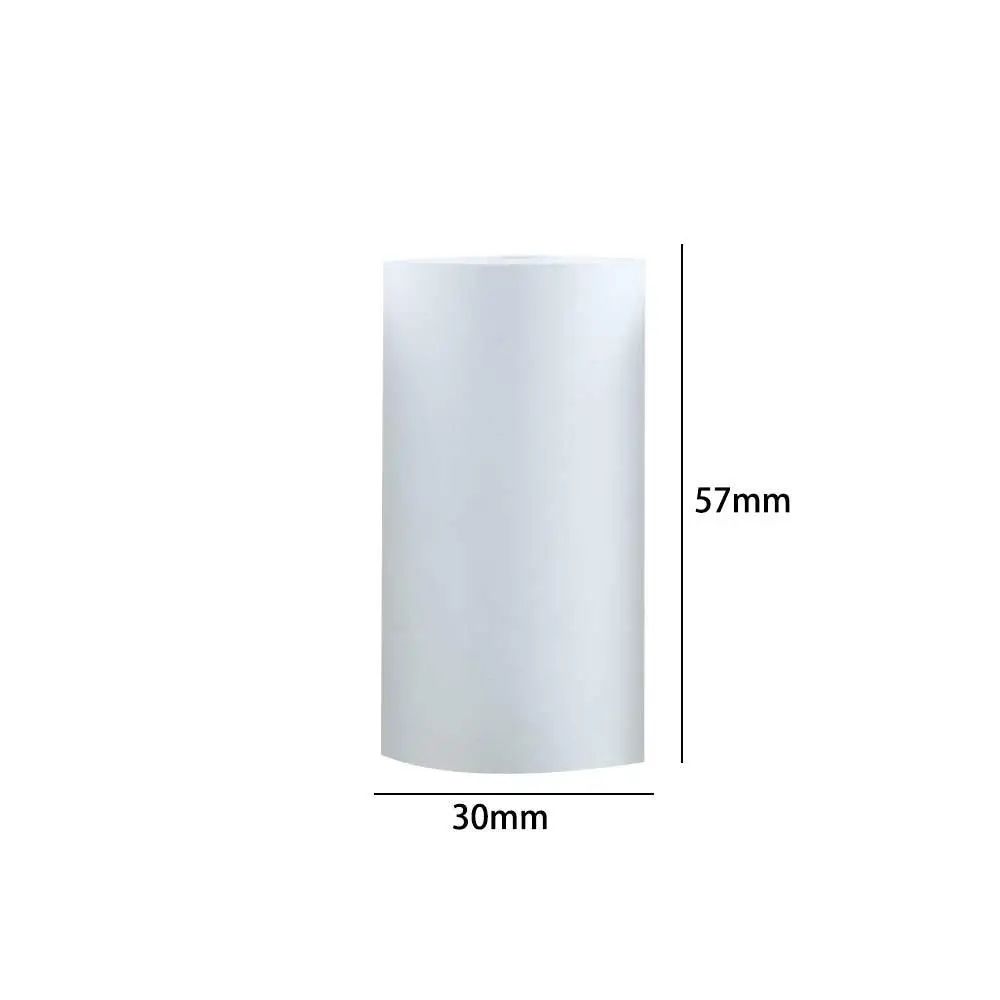 Papiers de reçus pour imprimante thermique, papier pour imprimante d'étiquettes Paperang, papier d'impression thermique blanc, papier pour appareil photo, 57x30mm