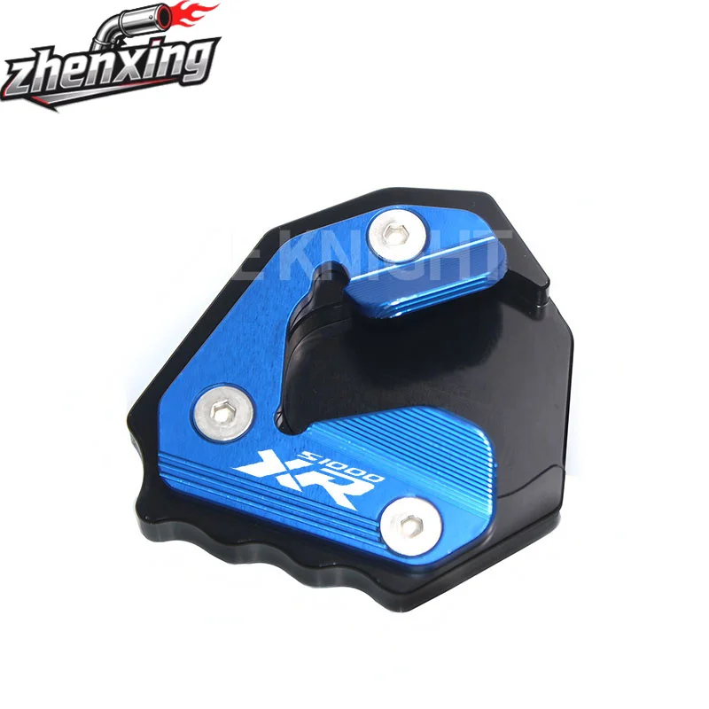 For BMW S1000XR S 1000 XR S1000 XR 2017-2019 or 2020-2024 Motorcycle CNC Aluminum Kickstand Sides Stand Extension Enlarger Pad