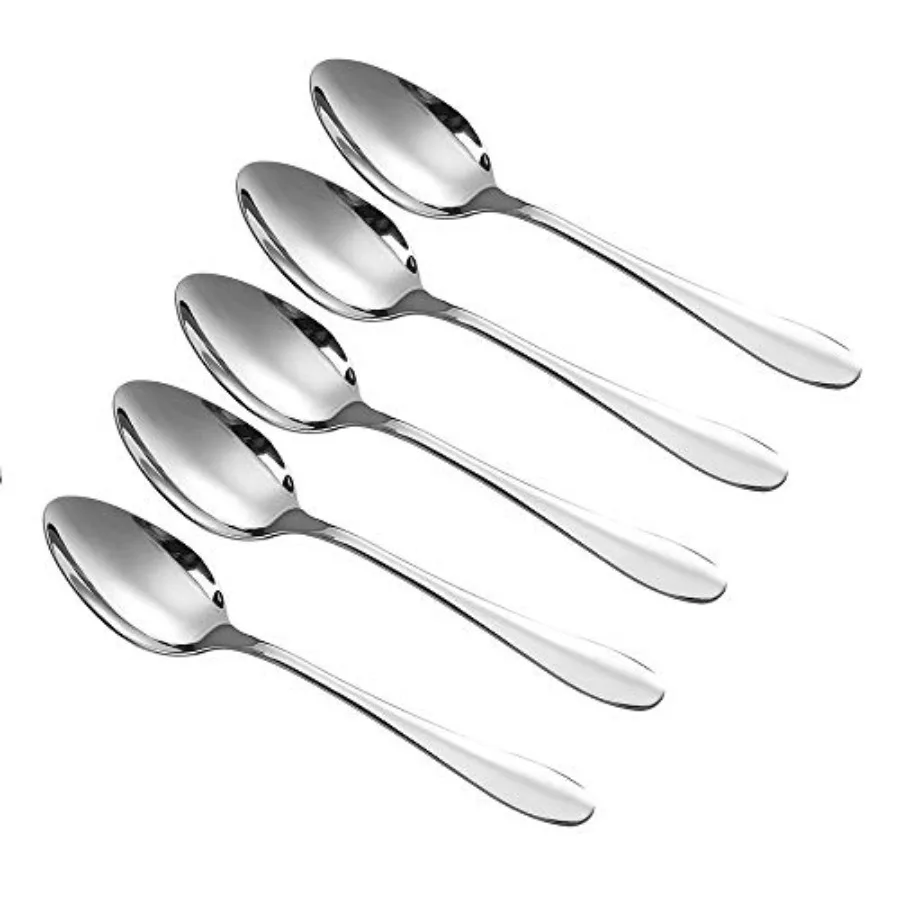 

12Piece Stainless Steel ExtraLarge Dinner Spoons Set 7.8Inches Long Perfect for Dining and Serving at Home or in Restaurants Du