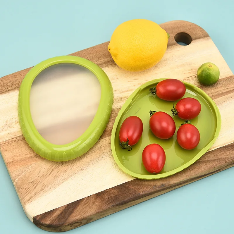 Fridge Kitchen Fresh Food Containers Fresh Pod Reusable Silicone Storage Pods Anti-Oxidation Fruit Veg Fresh Keeping Box