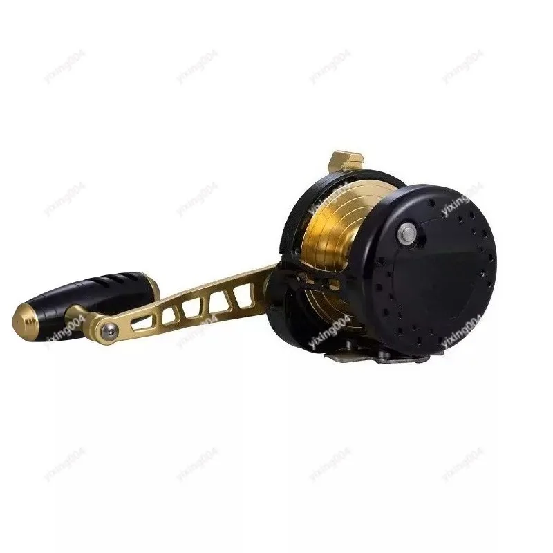 Slow Jigging Drum Reel, All Metal Saltwater Trolling Reel for Sea Boat Fishing Angling