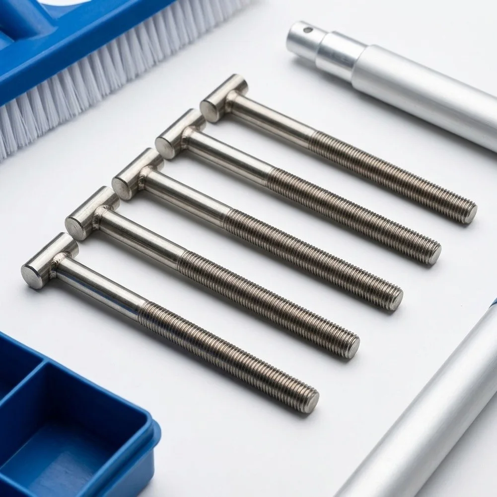 4.8 Inch T Bolt Stainless Steel Fastener for Pool Filter Systems Fits DEX2420JKIT DEX2400JN 194997 and 53108900 Nut Assemblies