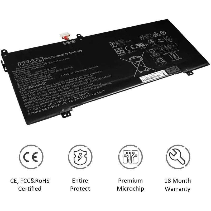 Authentic CP03XL Battery Suitable for HP Spectre x360 13-ae049ng 13-ae040ng HSTNN-LB8E Brand New
