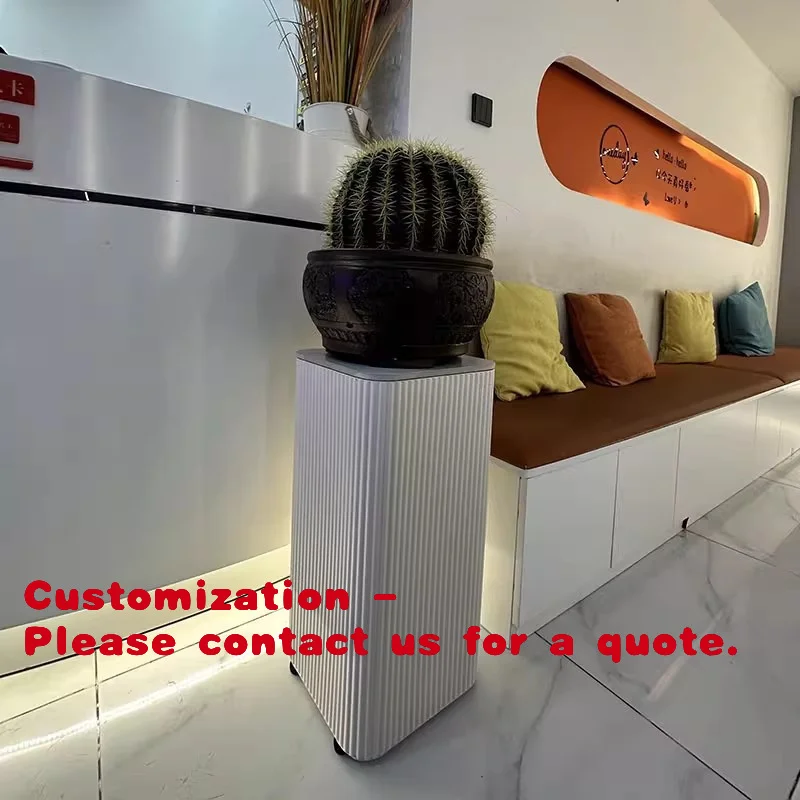 

Customize.Living Room Flower Stand Entrance Decoration Display Stand Rock Plate Art Display Stand Floor-standing Flower Pot Deco