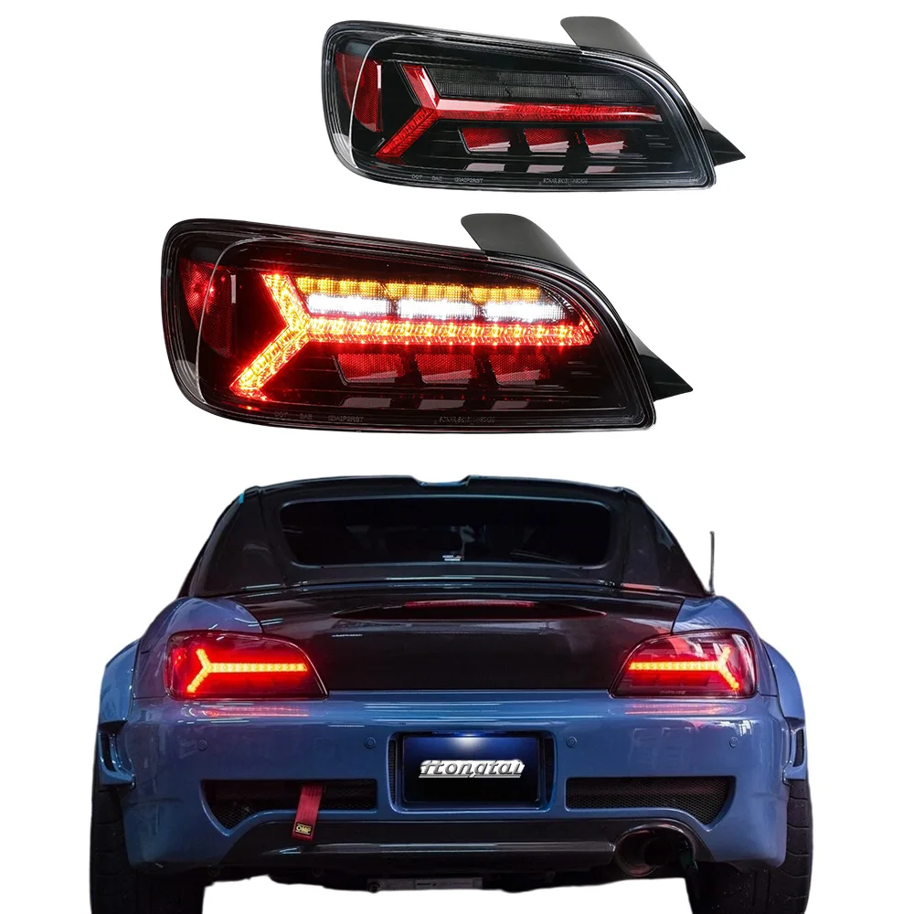 

Pair Taillight assembly For 1999-2003/2004-2008 Honda S2000 Animation Rear Lamps Parking lights, reversing lights, turn signals