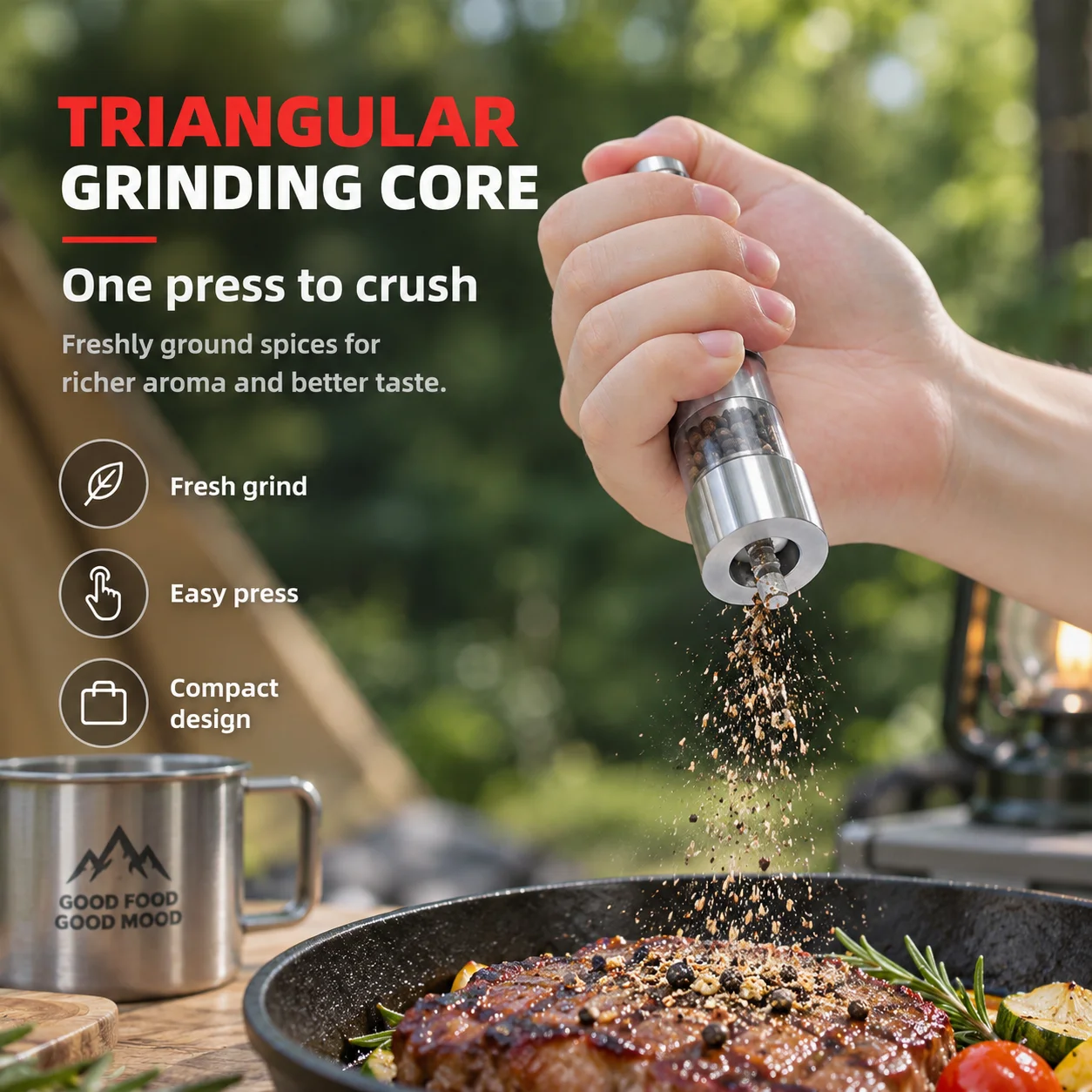 Manual de Camping de acero ino - Camping Cooking Trangia reseña y precio